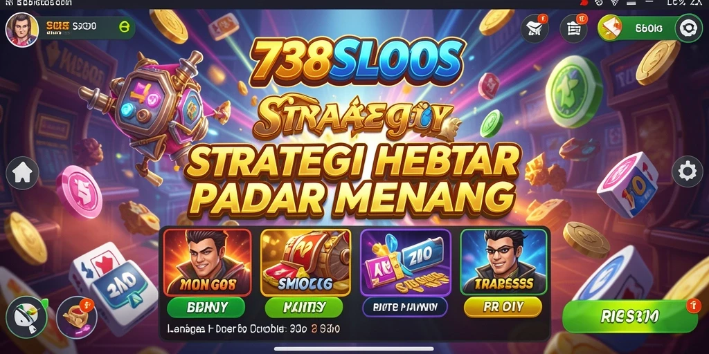 Tampilan gameplay seru 738SLOTS dengan strategi mendebarkan.