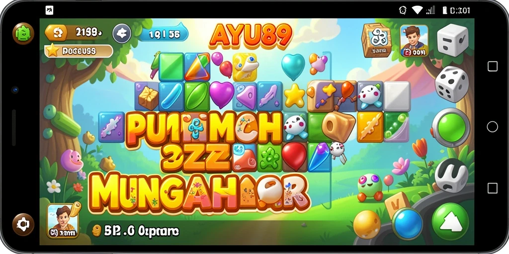Tampilan gameplay AYU89 dengan tantangan puzzle yang mendebarkan.