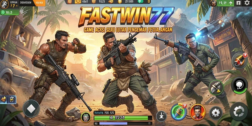 Tampilan gameplay seru dari FASTWIN77 menampilkan aksi penuh ketegangan.