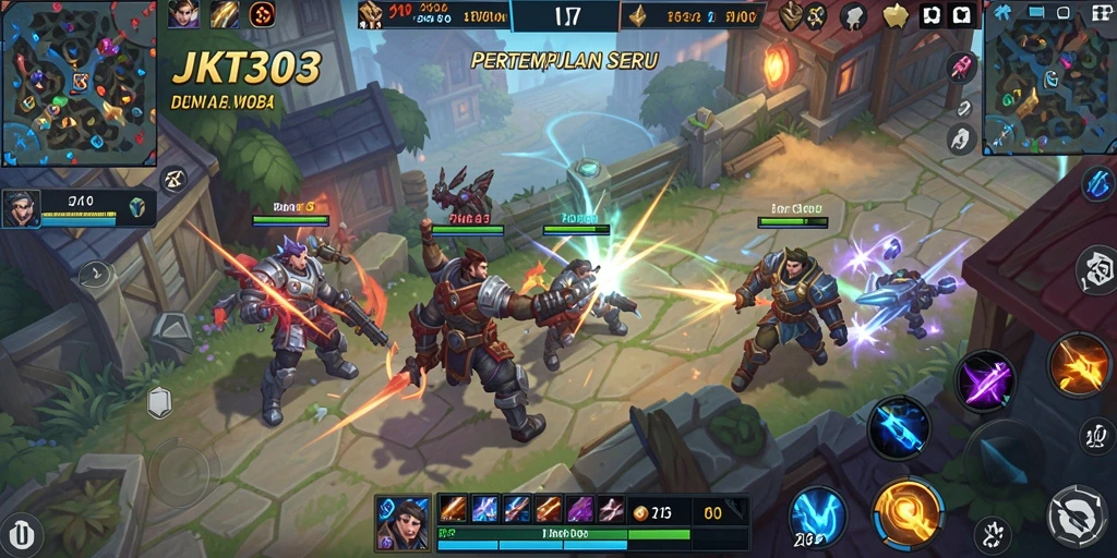 Gameplay seru dengan karakter unik di JKT303.