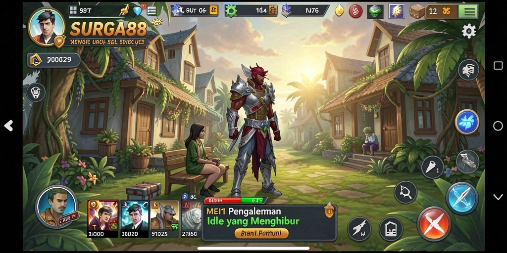 Tampilan menarik dari gameplay SURGA88 yang santai dan menghibur.