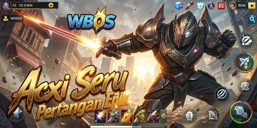 Tampilan gameplay seru di WDBOS yang menampilkan pertarungan aksi.